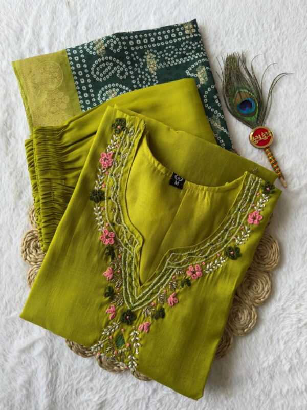 Launching New Designers Kurti Pent Dupatta Set