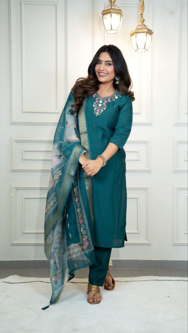 Launching New Designers Kurti Pent Dupatta Set