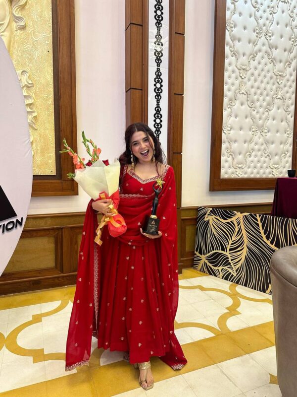 Presenting By New Party Wear Look Fox Gerorrget Gown With Dupatta , pant , 3MM Rembo sequence with Zari